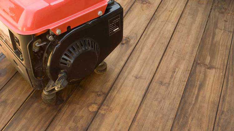 Generador de electricidad de emergencia.