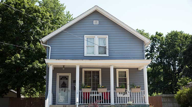 Casa con un bonito atractivo de la fachada